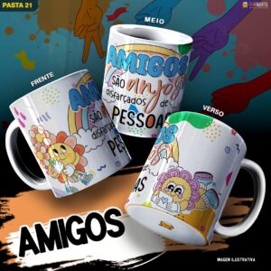 Caneca Tema Amizade